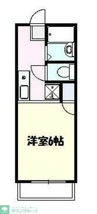 パームハイツ 1階階 間取り