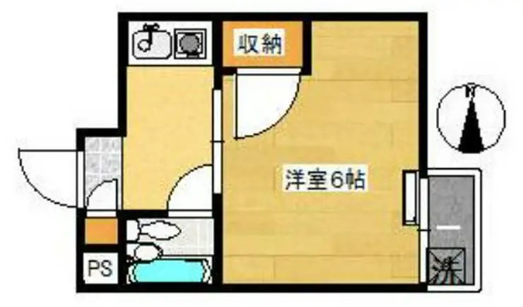 ベルハイツ多摩川 4階階 間取り