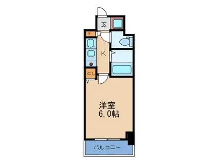 エステムコート梅田・リトリーヴ(1K/3階)の間取り写真