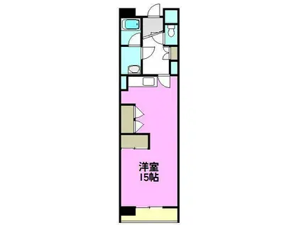 ザ・ウィングス(ワンルーム/5階)の間取り写真