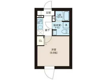 レピュア町屋レジデンスII(1K/5階)の間取り写真