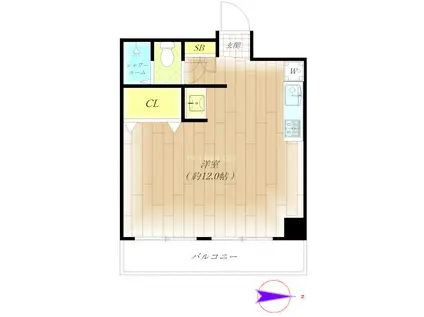 第31宮廷マンション(ワンルーム/5階)の間取り写真