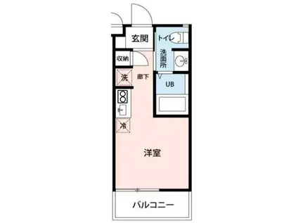 レガーロ鳳東町(1K/3階)の間取り写真