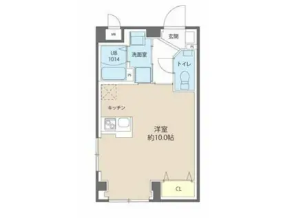 レピュア池上レジデンス(1K/5階)の間取り写真