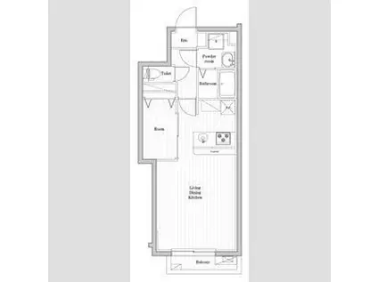 アーバンパーク亀戸(1LDK/4階)の間取り写真