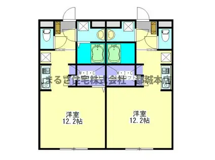 SUMIKA(ワンルーム/3階)の間取り写真