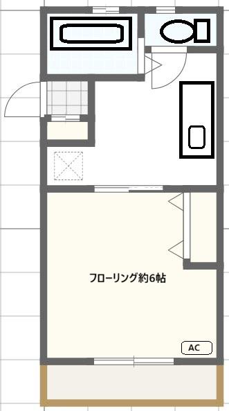 パルデンス(1K/3階)の間取り写真