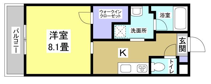 ＪＲ東海道本線 御厨駅(静岡) 徒歩17分 4階建 築18年(1K/1階)の間取り写真