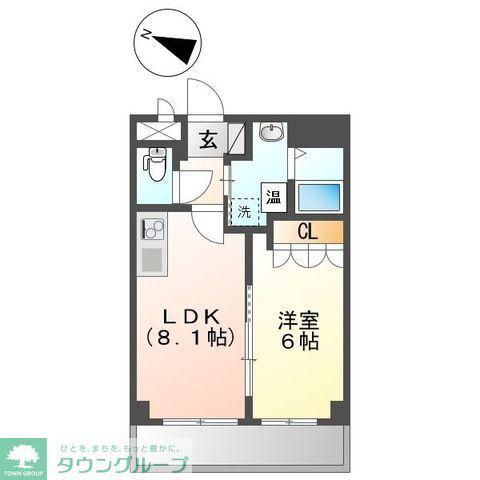 METZGER ーメッツガーー(1LDK/3階)の間取り写真