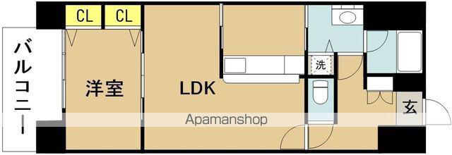 アルテマイスター(1LDK/2階)の間取り写真