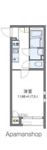 クレイノELAN(1K/2階)の間取り写真