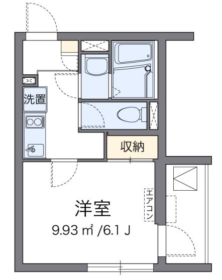 ル ソレイユ新高円寺(1K/3階)の間取り写真