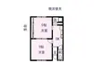 井上アパート(2DK/1階)