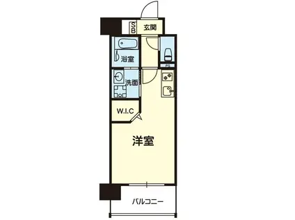 LALALA本山(ワンルーム/8階)の間取り写真