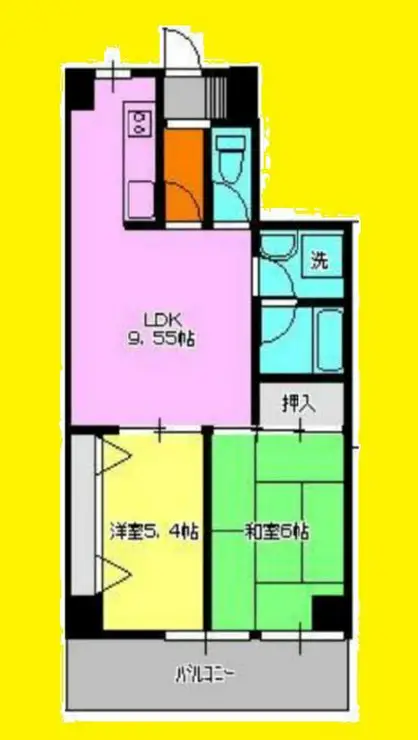 オークレール 6階階 間取り