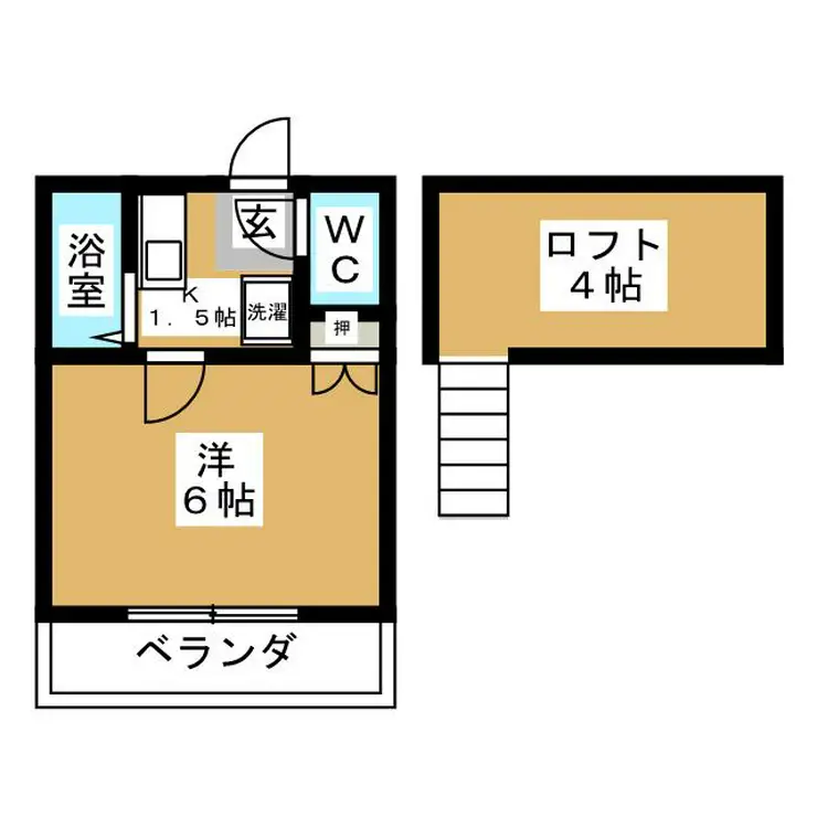 リバーサイド下田 2階階 間取り