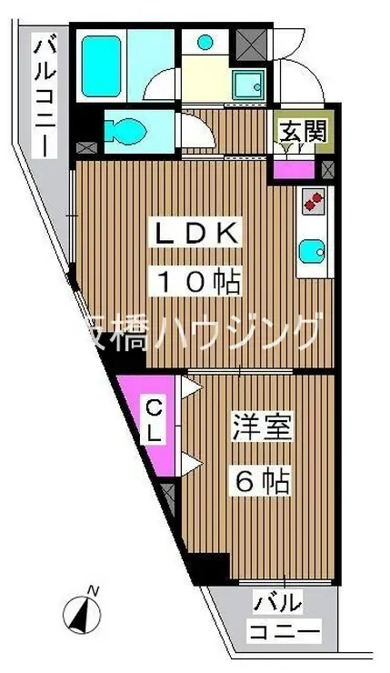 エルミタージュ板橋本町 3階階 間取り