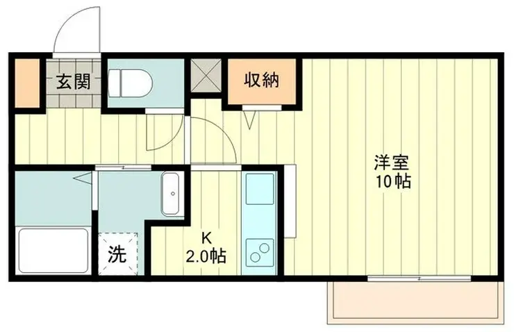 カーサビアンカ 2階階 間取り