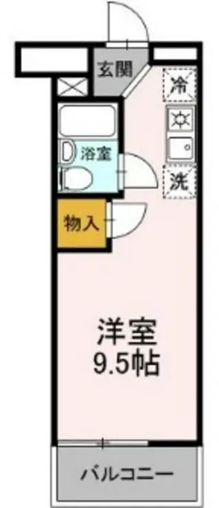 ヴィラ武蔵野 2階階 間取り