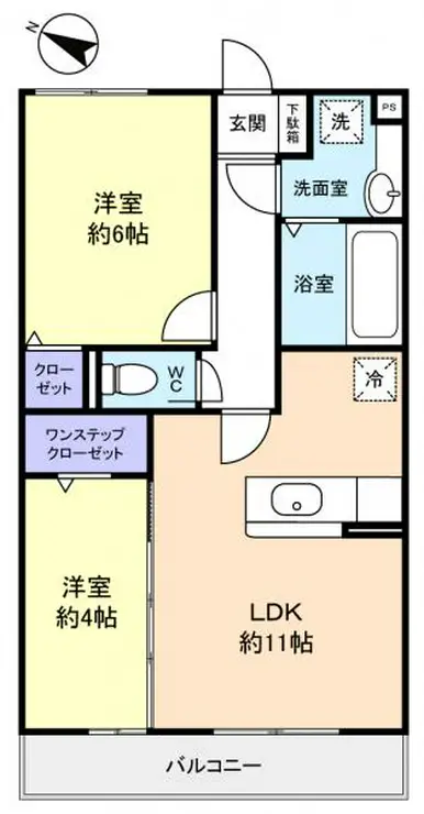 ティエラ奏の杜 2階階 間取り