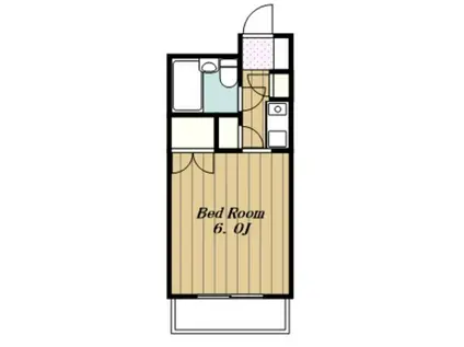 エリゼ本厚木(1K/3階)の間取り写真