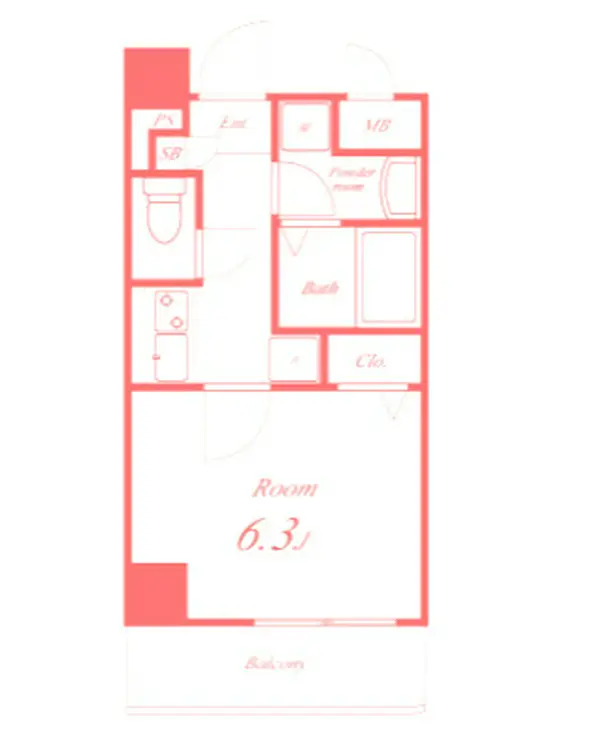 ル フェニックス 2階階 間取り