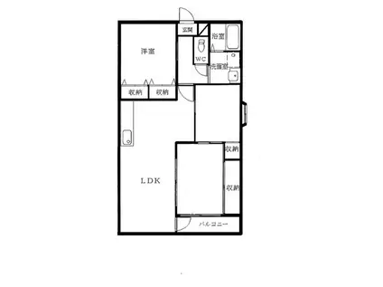 ラフォーレS-39(3LDK/1階)の間取り写真