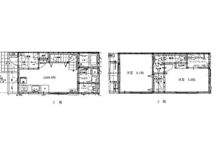 アンフィニ大州(2LDK/1階)の間取り写真
