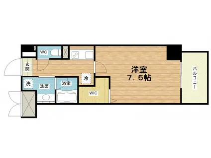 REXIA SHIN UMEDA DUO(1K/5階)の間取り写真