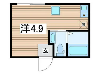 TTプレイス錦糸町(ワンルーム/5階)の間取り写真