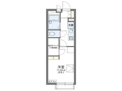 レオパレスマドレーヌ(1K/3階)の間取り写真
