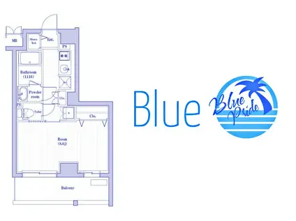 レジデンス横浜天王町(1K/5階)の間取り写真