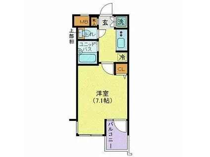 アーバイル本郷東大前(1K/6階)の間取り写真