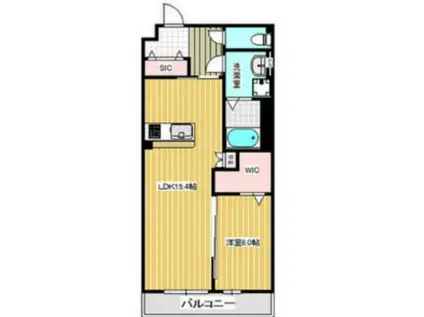 KAYS SUITE SUNNY MED(1LDK/1階)の間取り写真