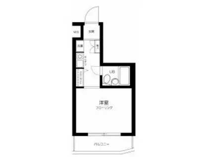 日神パレステージ南長崎(1K/3階)の間取り写真