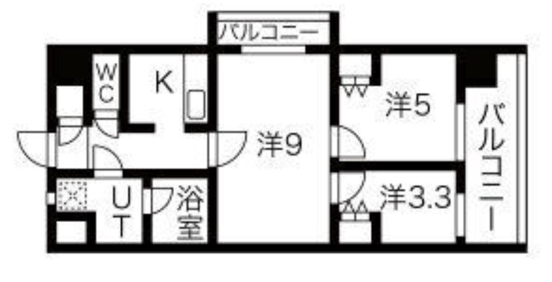 THE MUSIC COURT(3K/6階)の間取り写真