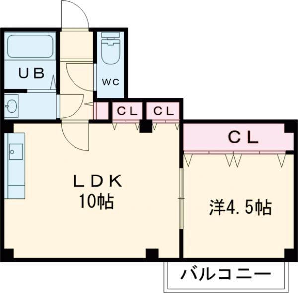サンビルダー神戸山ノ手(1LDK/3階)の間取り写真