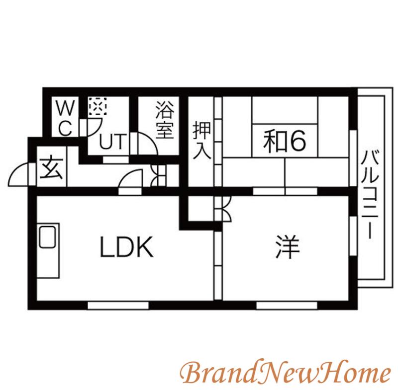 A-HEIGHTS(2LDK/4階)の間取り写真