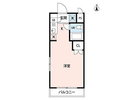 マイナビSTAY文京江戸川橋(ワンルーム/5階)の間取り写真