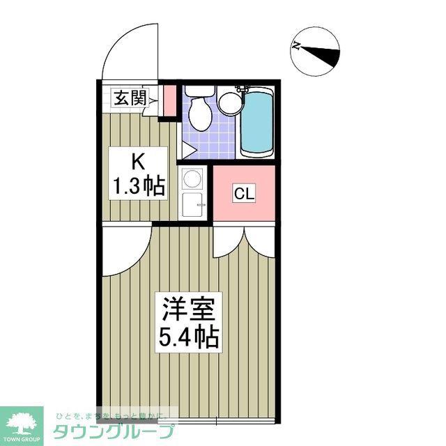 スターホームズ上大岡(1K/1階)の間取り写真