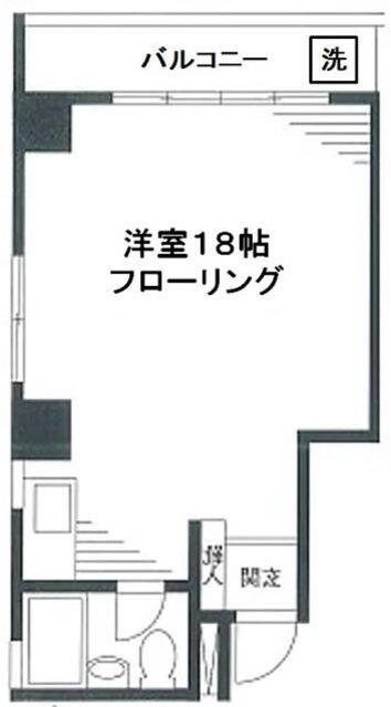 目白大和田マンション(ワンルーム/3階)の間取り写真