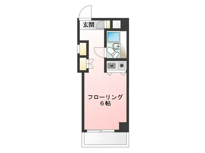 メゾン南橋本(1K/4階)の間取り写真