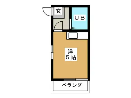 吉田コーポ(ワンルーム/1階)の間取り写真