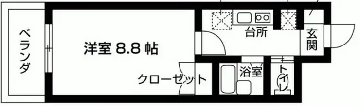 新百合グリーンハウス 1階階 間取り