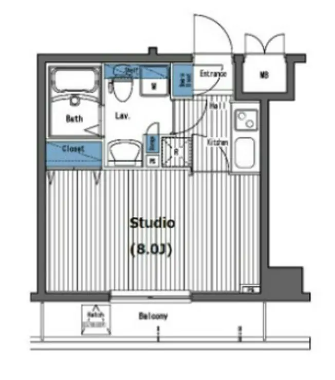 ガラ・グランディ西新宿 4階階 間取り