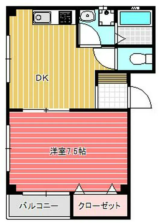 マルテ中青木 3階階 間取り