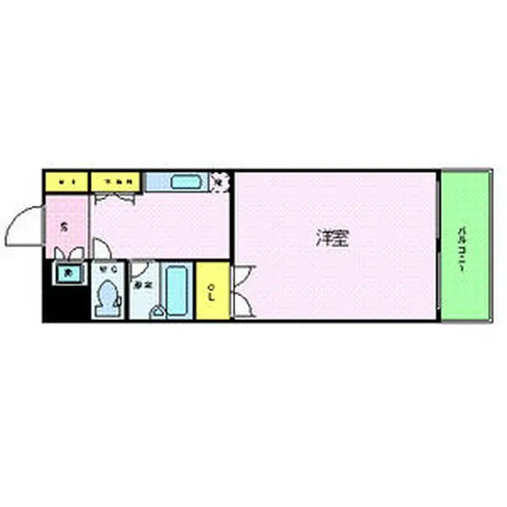 パレステュディオ新宿パークサイド 2階階 間取り