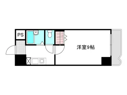 N-PROJECT広島(1K/11階)の間取り写真
