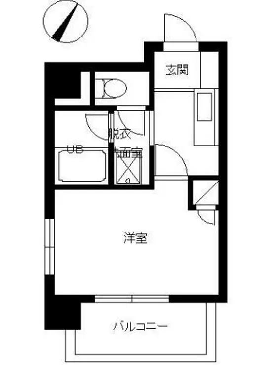 スカイコート日本橋浜町公園 6階階 間取り