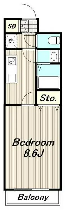 コモンウェルス 2階階 間取り